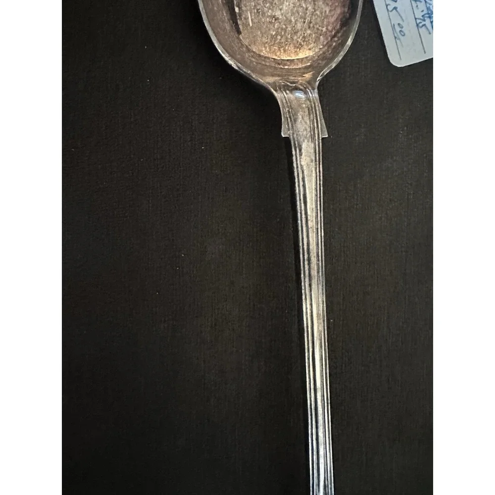 Daykin And Sons Bermingham Silver  Basting, Stuffing Or Rice Spoon 1854-75